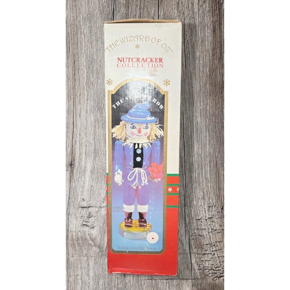 Wizard of Oz Nutcracker The Scarecrow Collectible Kurt S. Adler 14"  With Box